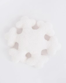 Vianočný vankúš - Snehová vločka biela