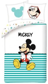 Detské bavlnené obliečky Mickey Mouse 140x200 / 70x90 cm