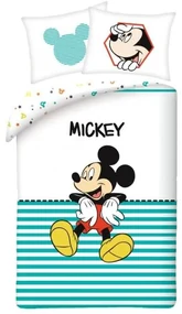 Detské bavlnené obliečky Mickey Mouse 140x200 / 70x90 cm