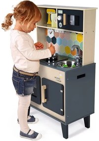 Janod - Drevená kuchynka s LED doskou MOZAIC 2xLR6