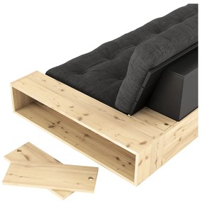 Modrá menčestrová rozkladacia pohovka 244 cm Base – Karup Design