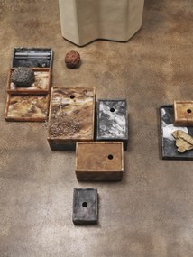 Ferm Living Úložný box Mist Charcoal 15 x 20 cm