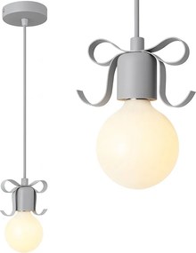 Toolight Narni, závesné stropné svietidlo 1xE27 APP188-1CP, šedá, OSW-00265