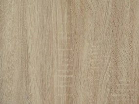 Šatníková skriňa Quadra, 315 cm, dub sonoma/zrkadlo