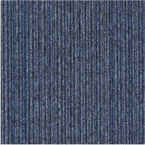 Tapibel, Kobercový štvorec Coral Lines 60360-50 modro-šedý 50 x 50 cm, chodba / predsieň