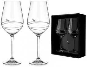 Diamante poháre na červené víno Venezia s kryštálmi Swarovski 470 ml 2KS