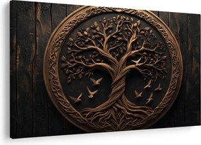 Obraz – Drevený strom života (90x60 cm)
