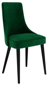Stolička Araceli 3, Dostupné poťahy: Magic Velvet 2219, Farby nožičiek: čierna / čierna + zlatá