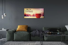 Obraz canvas Nápis cup red jeseň 140x70 cm