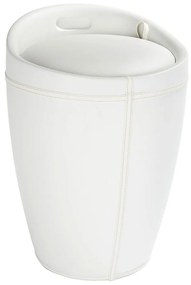 Biely kôš na bielizeň a taburetka v jednom Wenko Candy Look, 20 l