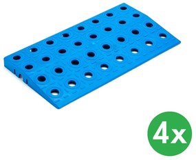 Rovný nájazd GripTil, 4 ks, modrá