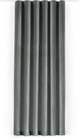 Sivý zamatový dimout záves 200x250 cm Velto – Filumi