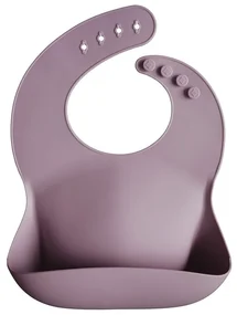 Mushie Silikónový podbradník: Pale Mauve