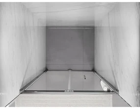 Mexen Exo, skladacie dvere do otvoru 95x200 cm, 6mm číre sklo, chrómový profil, 816-095-000-01-00