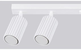 Biele bodové svietidlo 6,5x117 cm Gleam – Sollux