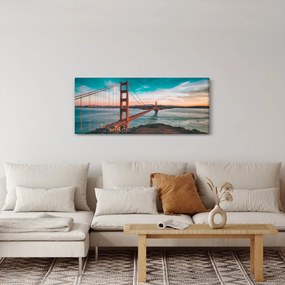 Obraz- Golden Gate, San Francisco (120x50 cm)