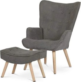 Kreslo s podnožou ELDORA SAND