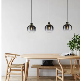 Eglo 99617 - Luster na lanku OILELLA 3xE27/40W/230V šedá