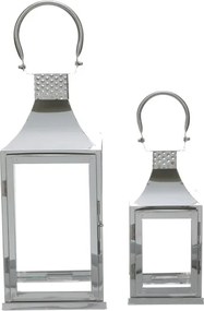 Set dvoch lampášov strieborný LUC313 (2 ks)