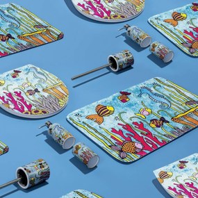 Wenko Keramický dávkovač mydla Rollin'Art Ocean Life 360 ​​ml