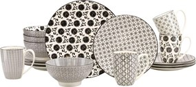 XXXLutz KOMBINOVANÝ SERVIS Luna Black Line 16-dielne Creatable - Online Only bytové doplnky - 007768135501
