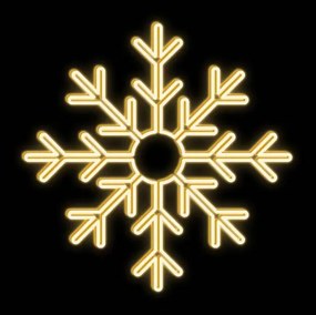 DECOLED LED svetlo X, závesné, priemer 85 cm, teplá biela