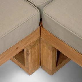 Set záhradného nábytku z akáciového dreva Kave Home Flaviina