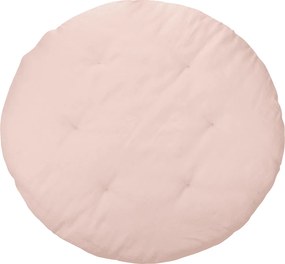 Detská ľanová podložka na hranie pudrovo ružová