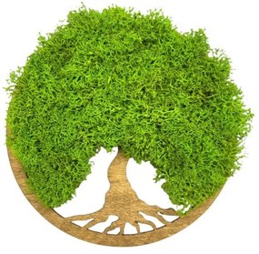 Strom na stenu z machu Bell 20 cm