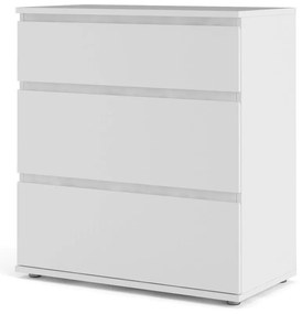 Biela nízka komoda 77x84 cm Nova – Tvilum