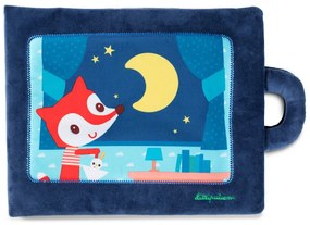 Lilliputiens - textilná didaktická knižka - Dobrú noc, líška Alice