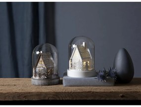 Biela svetelná dekorácia s vianočným motívom ø 12,5 cm Kupol – Star Trading