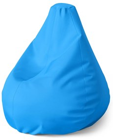 Sablio Sedací vak Pear Azúrová - 70 x 95 x 15 cm