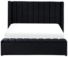 Manželská posteľ 160 cm Noya (čierna). Vlastná spoľahlivá doprava až k Vám domov. 1081725