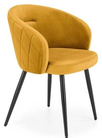 Jedálna stolička CALMURE žltá