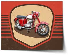 Sablio Plagát Jawa panelka Vintage - 60x40 cm