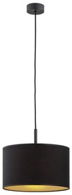 Argon 4341 - Luster na lanku KARIN 1xE27/15W/230V čierna/zlatá