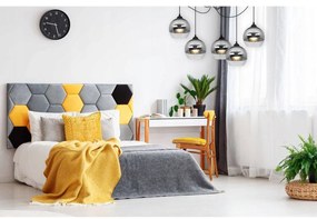 Závesné svietidlo Bergen Spider, 5x chrómové/transparentné sklenené tienidlo (fi 15cm)