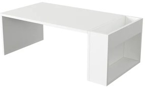 Konferenčný stolík VIEW 34x95 cm biela