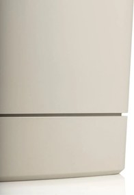 PLASTOVÝ KVETINÁČ CUBI 25X27,5 CM BÉŽOVÁ