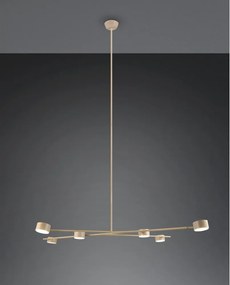 Béžové kovové závesné svietidlo Coda – Trio Select