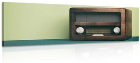 Obraz retro rádio Varianta: 150x50