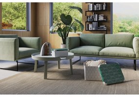 Biely/zelený plastový úložný box s vekom 39,5x29,5x25 cm L – Curver