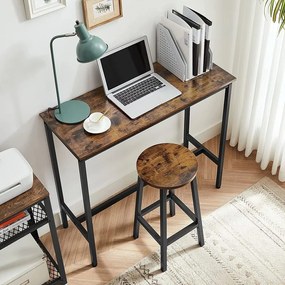 Sada 4 barových stoličiek VASAGLE LBC232B01