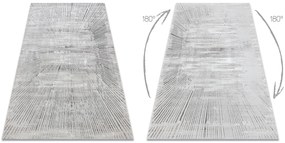 Koberec BLISS Z206AZ256 svetlosivý/sivý - Čiary, moderný, štrukturálny