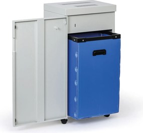 Priemyselná skartovačka s mikrorezom MDM215-60L, 15 listov, 60 l, kovové telo