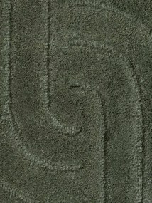 Koberec ARCURA tmavozelený kruh