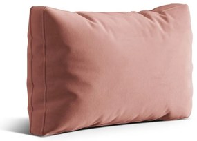 Ružový zamatový vankúš na gauč Kemi – Cosmopolitan Design
