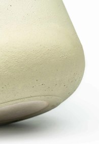 Kvetináč GIRAR, sklolaminát, výška 27 cm, béžová