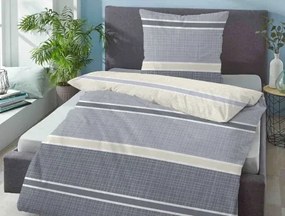 Obliečky linón Nora, pruhované%